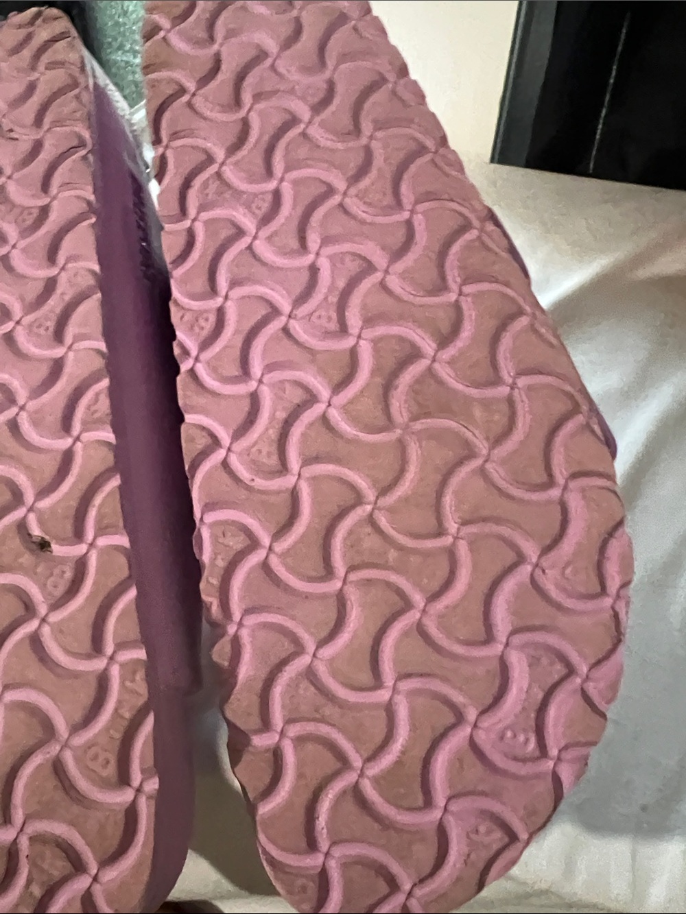 Birkenstock Lavender EVA Slide with White Logo Buckle - Picture 4 of 8
